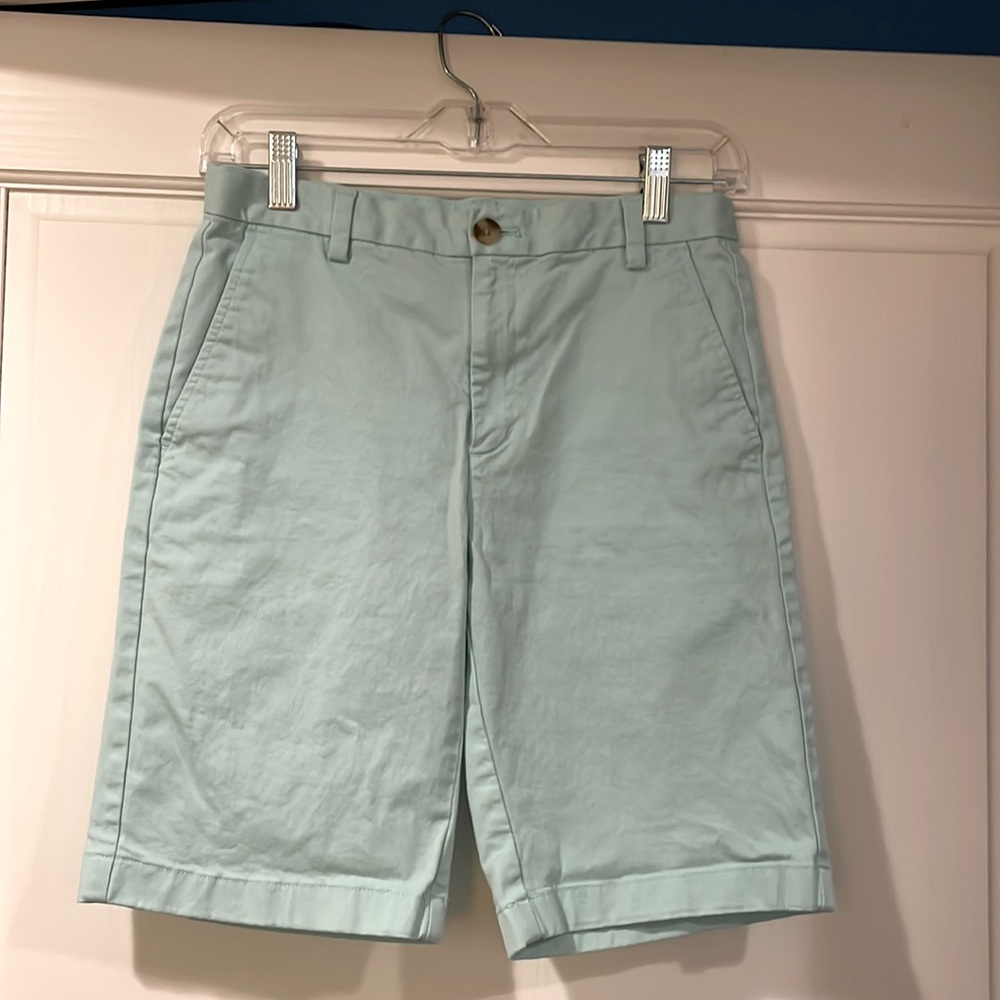 Vineyard Vines Boys Breaker Shorts Crystal Blue, size 16